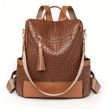 New Fashion Retro Anti-theft Backpack - Tassel Women's Backpack - Large Capacity Travel Women's Backpack