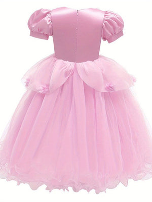 Little Girls Princess Dress Up Clothes Butterfly Tulle Long Ball Gown Birthday Party Halloween Costume Pageant Dance Ball Gown