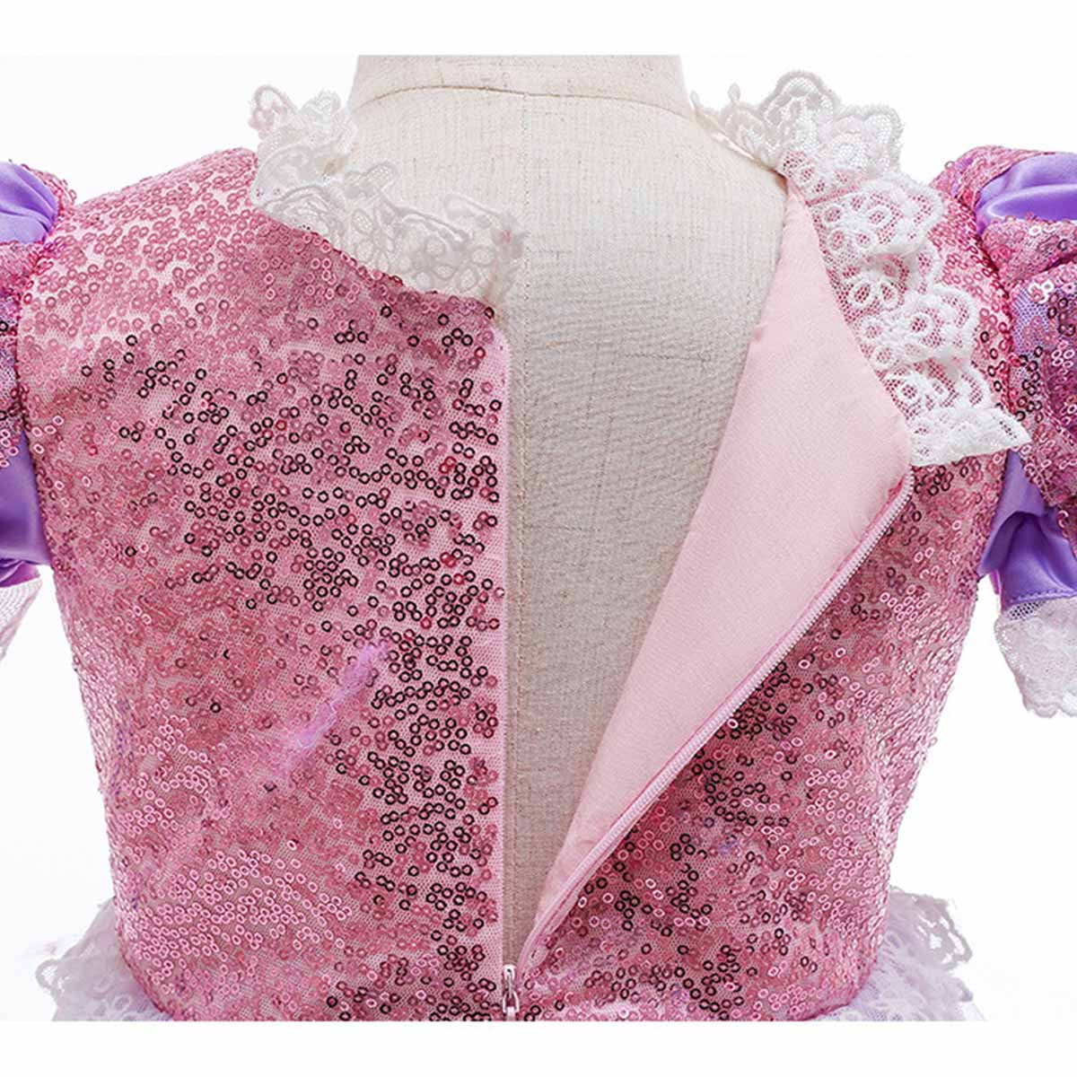 Girls Rapunzel Princess Sofia Costume Birthday Christmas Halloween Cosplay Carnival Fancy Dress