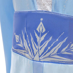 Frozen 2 Elsa Deluxe Princess Dress Costume for Girl Cosplay Christmas Party Dresses