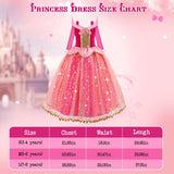 Princess Dresses for Girls - Light Up Princess Dress Up for Girls 3-8 Year Old, Costume for Girls Halloween Birthday