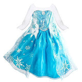 KAWELL Elsa Dress Up Costume For Little Girls 3-8 Years