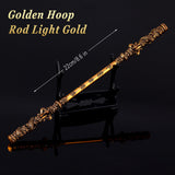 Wukong Game Surrounding Qi Tian Da Sheng Ru Yi Jin Hoop Stick All Metal Craft Decoration (Golden Hoop Stick Gold 22CM)