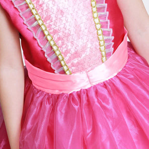 Sleeping Beauty Princess Costume Girls Birthday Party Dress Up With Accessories Age 3-12 Years