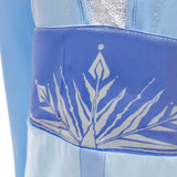 Frozen 2 Elsa Deluxe Princess Dress Costume for Girl Cosplay Christmas Party Dresses
